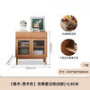 Xianqingyashe all solid wood sideboard home simple small apartment dining room oak multi-functional storage cabinet solid wood storage cabinet oak-log color-next section 0.85 m sideboard