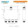 XINQY Xinqiyuan N-type one-point four-way active power splitter 0.6-2.2G switching power supply GPS/GNSS antenna signal enhancement PS4-A10-GPS/P-R2-NFI