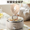 SUPOR 0-coated stainless steel electric hot pot split electric cooking pot hot pot special pot household multi-function electric hot pot 4L meat shabu-shabu pot H40YK780