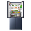 Gree household first-level energy-efficiency refrigerator dual-system sterilization and deodorization seamless flat-38 deep-freeze cross-door refrigerator BCD-508WGMAK3SPSGA/Yunjin Blue