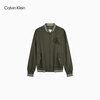 Calvin KleinJeans spring and autumn men's retro trendy American college style ck suede letter baseball uniform single jacket
