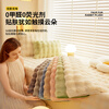 Zichen Rabbit Plush Bay Window Cushion Window Sill Cushion Light Luxury High-end Sense Bay Window Cushion 2025 New Balcony Cushion Bay Window Cushion Bubble Warm Velvet-Sakura Pink Thickened No Shedding 90X160cm