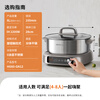 Joyoung 0 coating IH second rinsing electric hot pot hot pot special pot electric pot household 4-8 people split removable and washable multi-function electric steamer stainless steel electric cooking pot 6L hot pot pot GN12