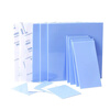 Thermal pad silicone sheet with adhesive backing silicone grease CPU graphics card storage cooling notebook graphics card north and south bridge cooling patch blue (single side adhesive backing) 40*40 0.5mm thickness (5 pieces