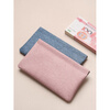 OIMG Large Capacity Women's 2025 New Cash Wallet Simple Coin Purse Lipstick Key Automatic Closing Storage Bag Dark Blue