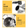 Shi Jin high-end quality induction cooker kettle for tea special flat bottom household kettle 201 stainless steel whistle hot open 2L