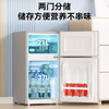 Midea's same modern refrigerator, 20% subsidy for home appliances, small refrigerator, car-mounted, home energy-saving, first-level energy efficiency, silver 58 liters I hot model, one-year warranty 58L door-to-door delivery I one-year warranty