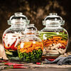 AIFENGGE pickle jar household glass thickened pickle jar pickle jar large with lid sealed Sichuan pickle pickle jar 13 catties thickened new style