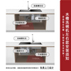 FOTILE sink-type dishwasher M3 washes dishes without bending 100, steam sterilization, stainless steel sink, 10 sets of double-layered flagship pots and dishes are washed at the same time, the dishwasher is on the right