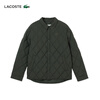LACOSTE French crocodile men's 25 autumn and winter new shirt collar quilted goose down jacket | BH2540 L7A/brown green M 50