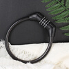 AUBURN password lock steel cable car lock bicycle lock mountain bike lock bicycle lock anti-theft bicycle lock 1340 black