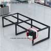 Kaosen custom iron work table leg bracket four or six person office desk bracket large plate length 175x115x73cm