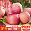 Crisp and sweet red Fuji apples, Shandong Yantai Qixia ugly apples, fresh fruit, whole box, 9-10 catties in box, sweet and medium-sized fruit