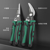 Baolian iron scissors, industrial-grade aviation scissors, straight-head elbow wire trough scissors, powerful cutting keel aluminum buckle plate wire stripping scissors, straight-head wire stripping iron scissors
