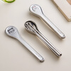 Onlycook316L stainless steel antibacterial chopsticks spoon fork portable tableware set student dedicated chopsticks spoon cutlery storage box compact spoon type portable rabbit style / three-piece set 316L stainless steel