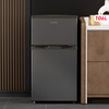Royalstar 106 liter double door refrigerator energy-saving bass small household refrigerator mini dormitory rental compact does not occupy two days only about one kilowatt hour electric titanium dark gray BCD-106A176