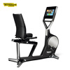 Technogym home exercise bike RECLINE PERSONAL luxury smart horizontal backrest spinning exercise bike imported black - scheduled to be shipped in about 30 days