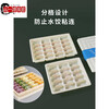 Cong 1st Floor, German imported high-quality raw dumpling special packaging box, disposable dumpling box, food-grade frozen special degradable water, upgraded 18-grid dumpling box-20 sets