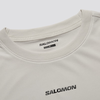 Salomon outdoor urban round neck casual short-sleeved T-shirt men's AMPHI POWER DRY SS M light gray light gray S