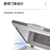 KUAIER ultra-low temperature minus 60 degrees freezer all stainless steel horizontal commercial quick-frozen low-temperature seafood deep-freezing freezer minus 65 degrees 798 liters 2200*880*940