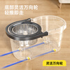 Mayflower rotating mop with bucket set of 2 heads for household use, one mop, no hand washing, 2025 mop absorbent mop rod length 120cm