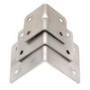Bingyu stainless steel right angle code L-shaped connector angle iron bracket (with screws) straight side 4 holes 30*38*1.2mm thick 10 pieces/pack BYT-492