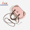 Kangaroo (KANGAROO) Sweet Cool Hot Girl Diamond Bowling Bag New and New Niche Portable Pillow Bag Fashionable and Versatile Shoulder Crossbody Bag Pink