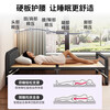 Jingdong Logistics Folding Sheet Single Bed Office Lunch Break Bed Camp Bed Hospital Home Accompanying Hard Board Bed Iron Bed Upgraded Thickened Solid Wood Reinforced 120cm