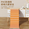 Sliding mat, sliding board, fitness equipment, home indoor artifact, Chamu mat, ski machine, speed skating sports training, 2 meters long, orange, recommended height 1.8 meters or above