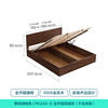 Lin's home all solid wood bed high box storage bed 1.8 meters double bed small apartment furniture master bedroom Xiaoman series PK24A all solid wood | walnut color fully open storage bed 1.8 meters x 2 meters