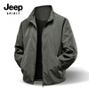 JEEP SPIRIT Light Business Jacket 2025 Autumn New Wear-resistant Casual Versatile Stand Collar Jacket 8988 Dark Gray XL