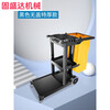 Cleaning cart, cleaning cart, multi-function trolley, garbage cart, hotel cleaning tool, linen cart, Chaobao brand-D-10A without cover, thickened version