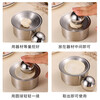 JPHZNB German 304 stainless steel dumpling wrapper household dumpling wrapper rolling ball round tool dumpling wrapper mold stainless steel wrapper 1 set free round ball non-stick skin