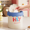 Jia Cube Maillard desktop trash can high-looking mini coffee table with lid garbage storage bin office bedroom paper basket