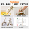 Double gun (Suncha) two-in-one anti-scalding plate clamp, kitchen silicone plate clamp, non-slip insulated plate lifter, pearl white