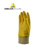 Delta 201015 coated gloves nitrile gloves wear-resistant oil-proof protective labor protection gloves 201015 yellow L