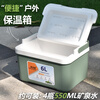 Opelson green 6 liter insulated box refrigerator portable small car fresh-keeping outdoor camping breast milk foam cold storage home