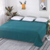 RSRDDY solid color large bed sheets, tatami sheets, Kang sheets, four-season sheets, larger and wider sheets, rural soil Kang sheets, 3/4 meters, malachite green, 1.6 meters x 2.4 meters