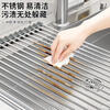Home Baili Kitchen Sink Drain Rack Pool Storage Rack Dishes Dish Rack Drain Roller Curtain Foldable Drain Basket