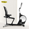 Technogym home exercise bike RECLINE PERSONAL luxury smart horizontal backrest spinning exercise bike imported black - scheduled to be shipped in about 30 days