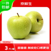 Jingxiansheng Shandong Yantai Freckled Wanglin Green Apple 3 catties, single fruit 170g + fresh fruit, free shipping directly from the source