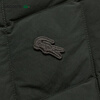 LACOSTE French crocodile men's 25 autumn and winter new shirt collar quilted goose down jacket | BH2540 L7A/brown green M 50