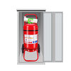 Village custom-made trolley fire extinguisher box 304/201 thickened stainless steel 35kg trolley fire extinguishing box 5 201 stainless steel 1.0 thick 35kg 1 pack