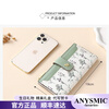 ANYSMIC luxury bags women's bags big brand 2025 new wallet long ins style lightweight zipper clutch long black