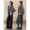 Mohan Yimei relaxed and lazy hooded double-sided woolen coat 25 winter casual high-end one-hand-length wool coat