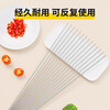 Barbeque skewers, stainless steel flat skewers, round skewers, wooden handles, mutton skewers, barbecue skewers, household outdoor skewers, commercial tools, round skewers, food grade - stainless steel barbecue skewers, 10 pieces