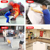Fire blanket household fire protection certification 1.5 meters 2 meters national standard kitchen commercial new silicone fire blanket special flame retardant coated silicone 1.5 meters * 1.5 meters (green box)