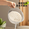 Carrot Drainage Basket Rice Washing Artifact Washing Basket Home Kitchen Plastic Colander Washing Fruit Drainage Basin Basket Healthy PET Material Rice Washing Basket