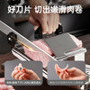 Double gun (Suncha) meat slicer beef and mutton roll slicer household meat planer potato cutting artifact manual cutting frozen meat fat beef guillotine