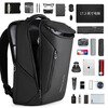Marco Leiden Backpack Men's 17.3-inch Laptop Bag Business Backpack School Bag MR9031 Elite Black Upgraded Model